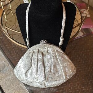 Vintage Elegant Silver Women's Bag